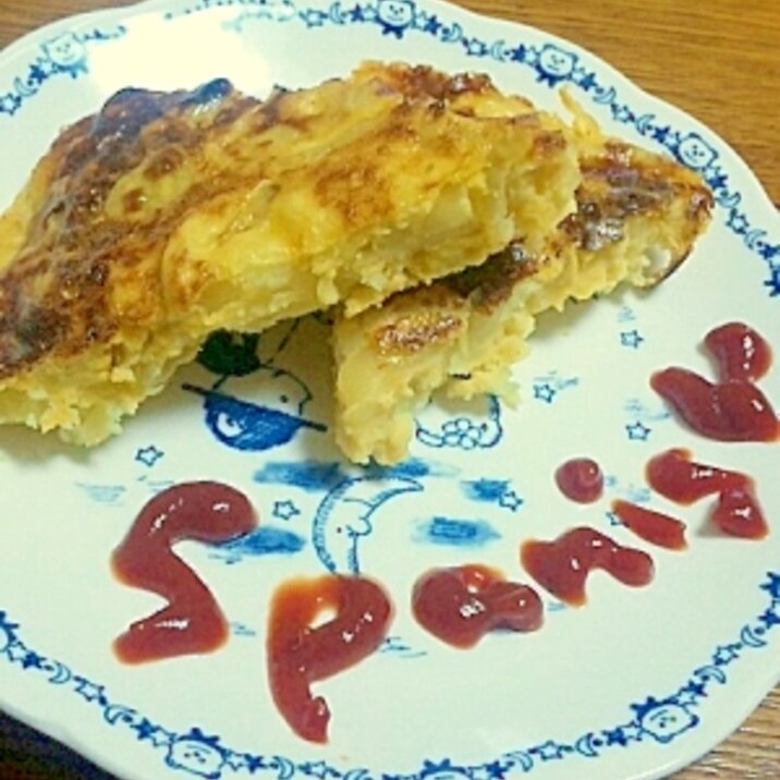 グリルで簡単 スパニッシュオムレツ レシピ 作り方 By ゆみぽぽぽぽーん 楽天レシピ